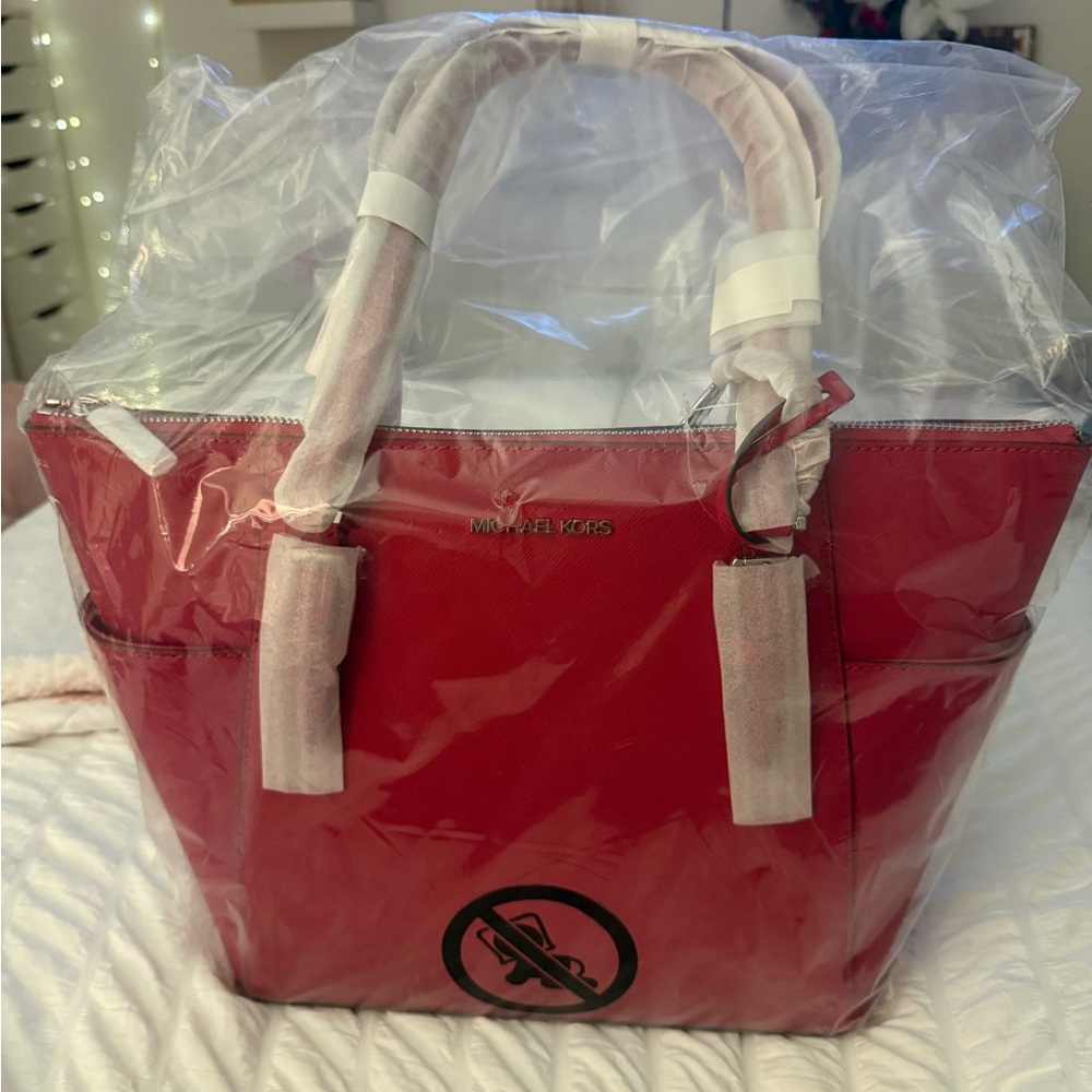 Michael Kors Red Tote Bag BRAND NEW!